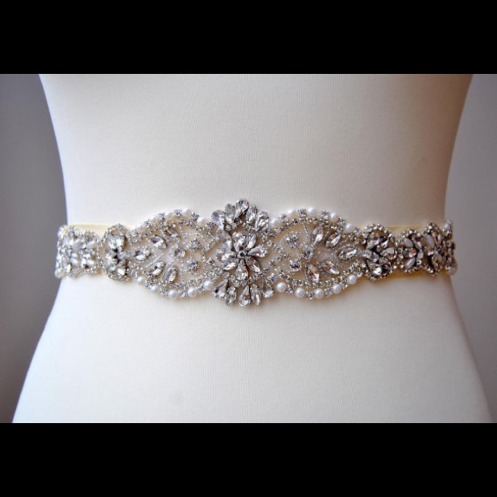 Crystal Bridal Sash